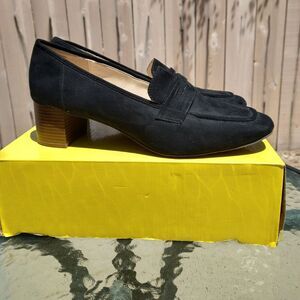 Liz Claiborne Women's Slip On Square Toe Shoe Black size 10M